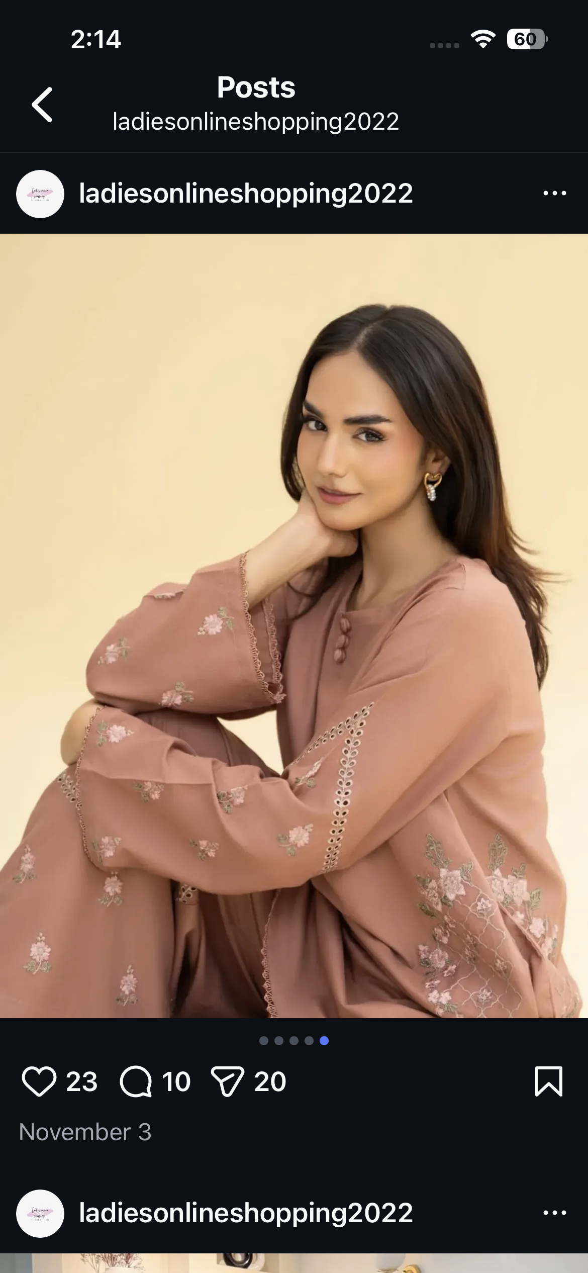 Mehrunisa Embroidered co-ord set