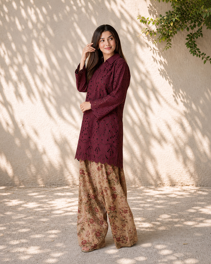 Floral Chicken kari Co-ord setting