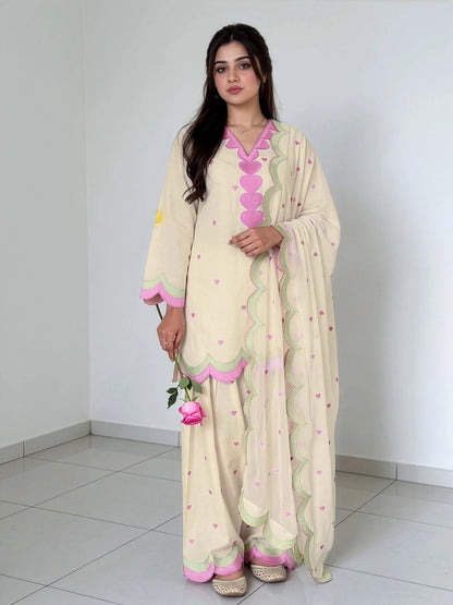 Saleha Embroidered 3Pc