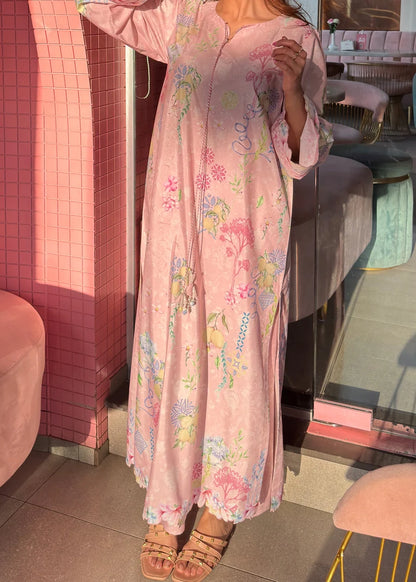 Dusty Pink Kaftan 2pc