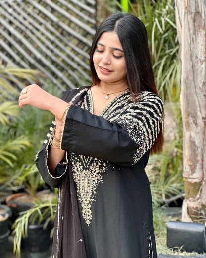 Tehzeeb Embroidered 3pc