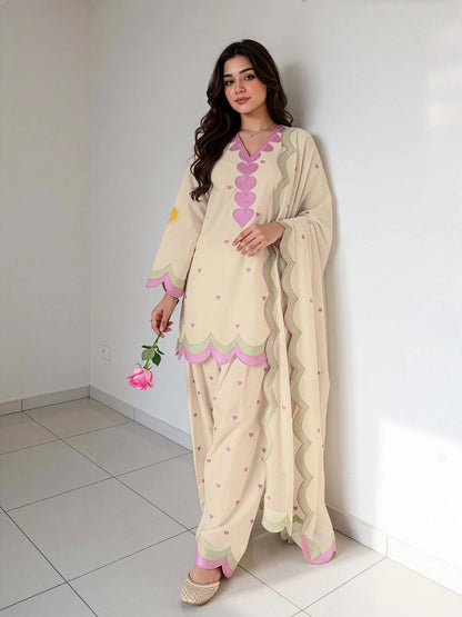 Saleha Embroidered 3Pc