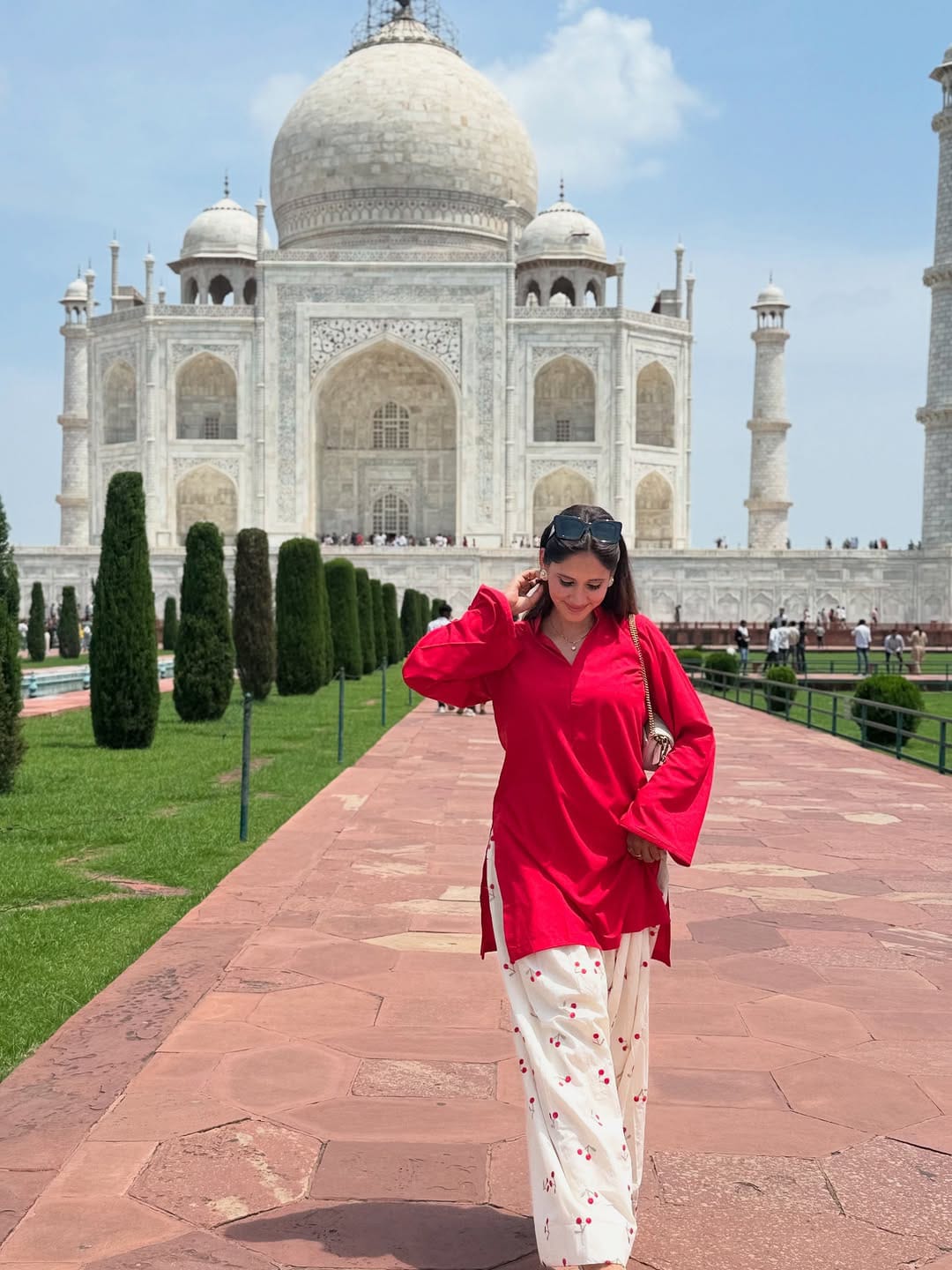 Cherry Embroidered Farshi Shalwar