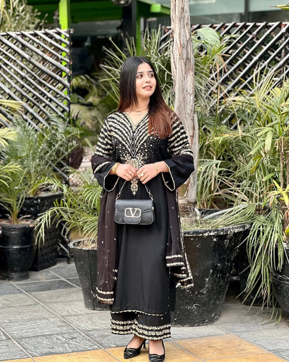 Tehzeeb Embroidered 3pc