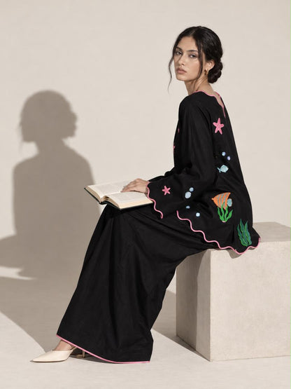 Black Sea Embroidered Co-ord