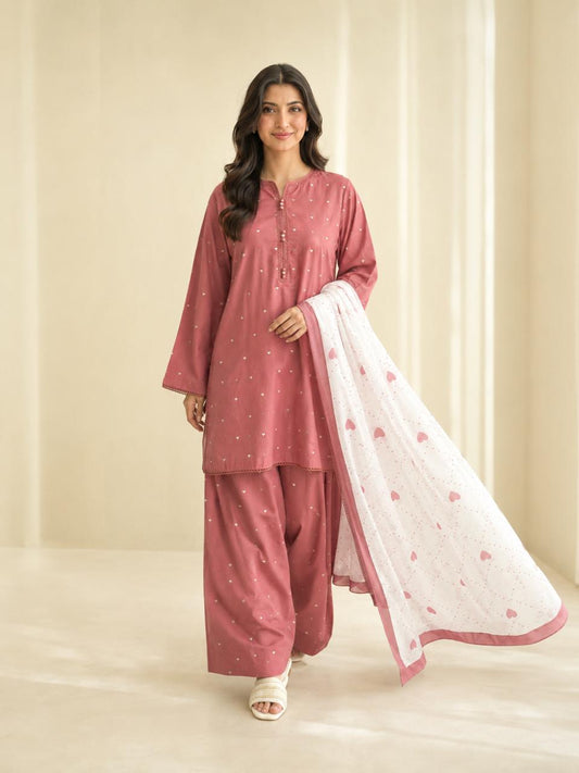 Safina Embroidered 3Pc
