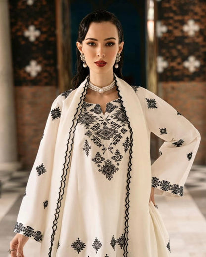 Elsa Embroidered 3PC set