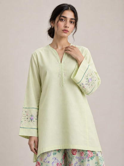 Sage Bloom embroidered 2pc