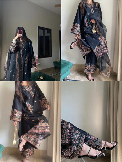 Hareem Embroidered 3PC