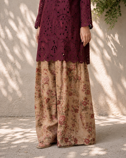 Floral Chicken kari Co-ord setting