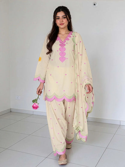 Saleha Embroidered 3Pc
