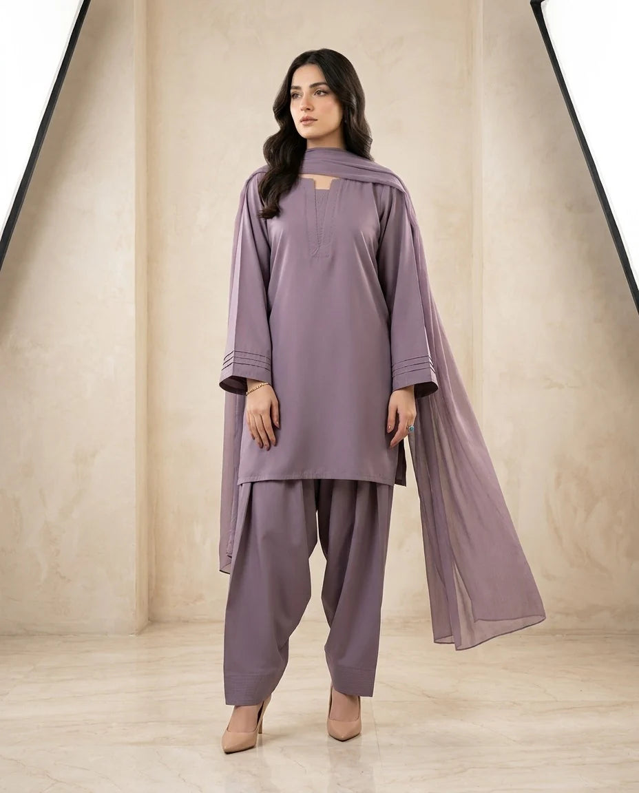 Lilac Orchid 3Pc