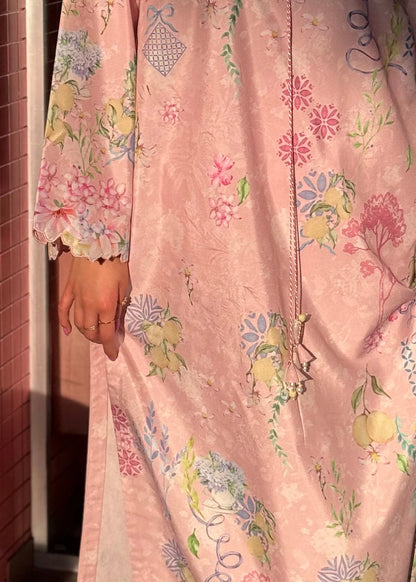 Dusty Pink Kaftan 2pc