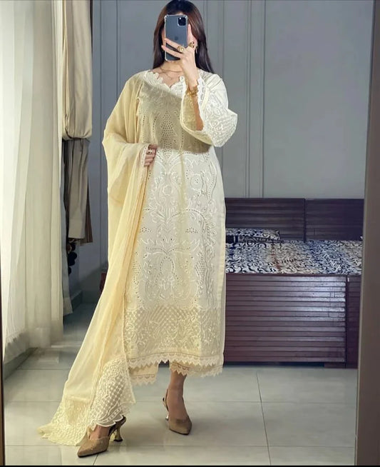 Jazmine Embroidered 3Pc