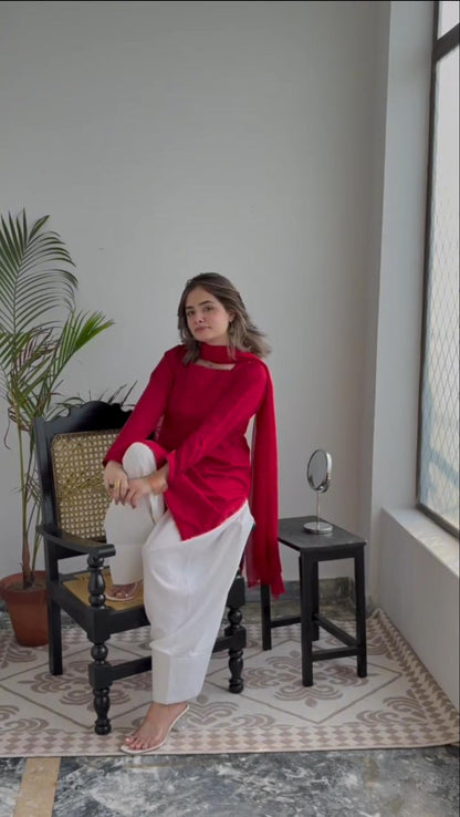 Laal Desi Fit 3Pc