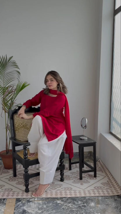 Laal Desi Fit 3Pc