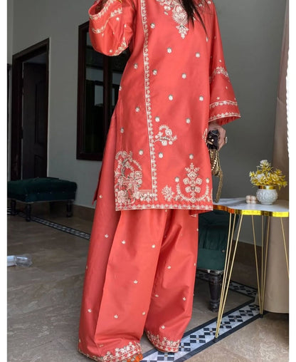 FARSHI EMBROIDERED 2PC