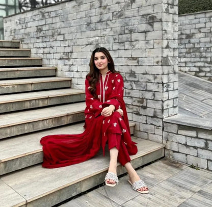 LILLY EMBROIDERED 3pc