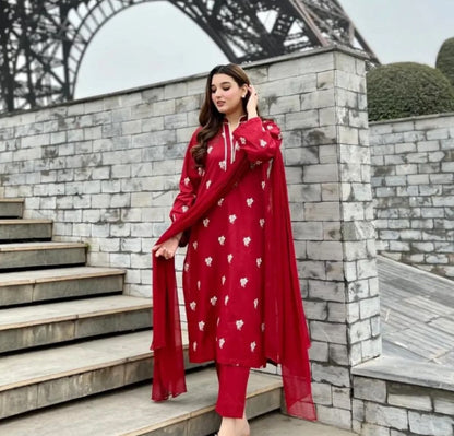 LILLY EMBROIDERED 3pc