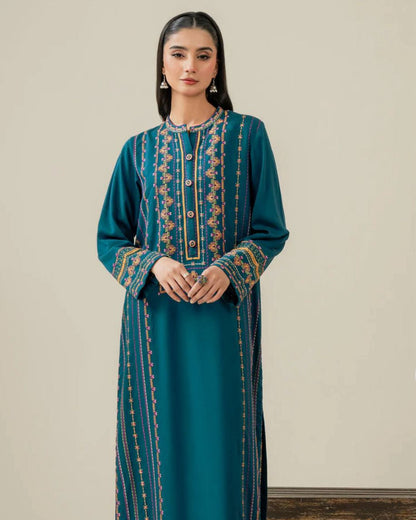 TEAL EMBROIDERED 3pc
