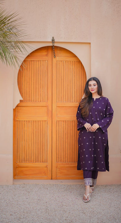 Zafa Embroidered Co-ord Set