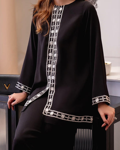 Elara Embroidered 2PC