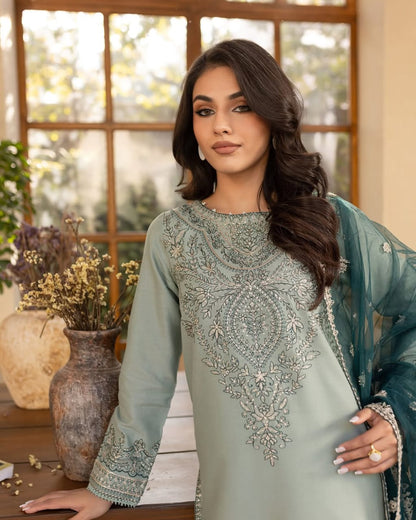 Lazule Embroidered 3PC