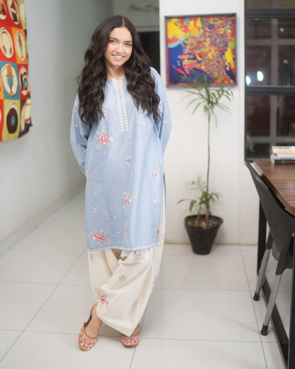 Fiza Lawn 2pc Embroidered