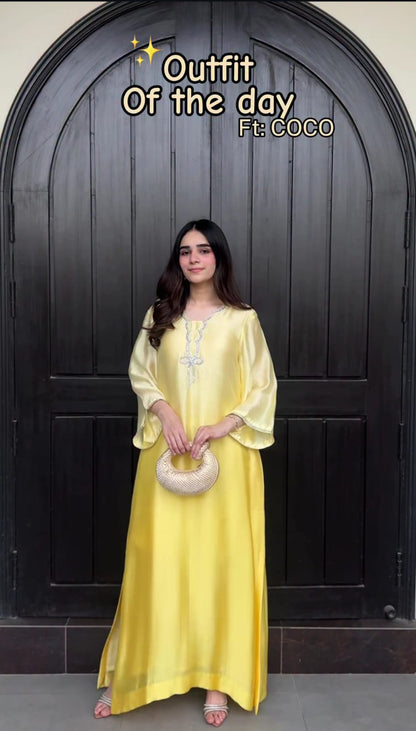 Coco Silk Embroidered 2pc