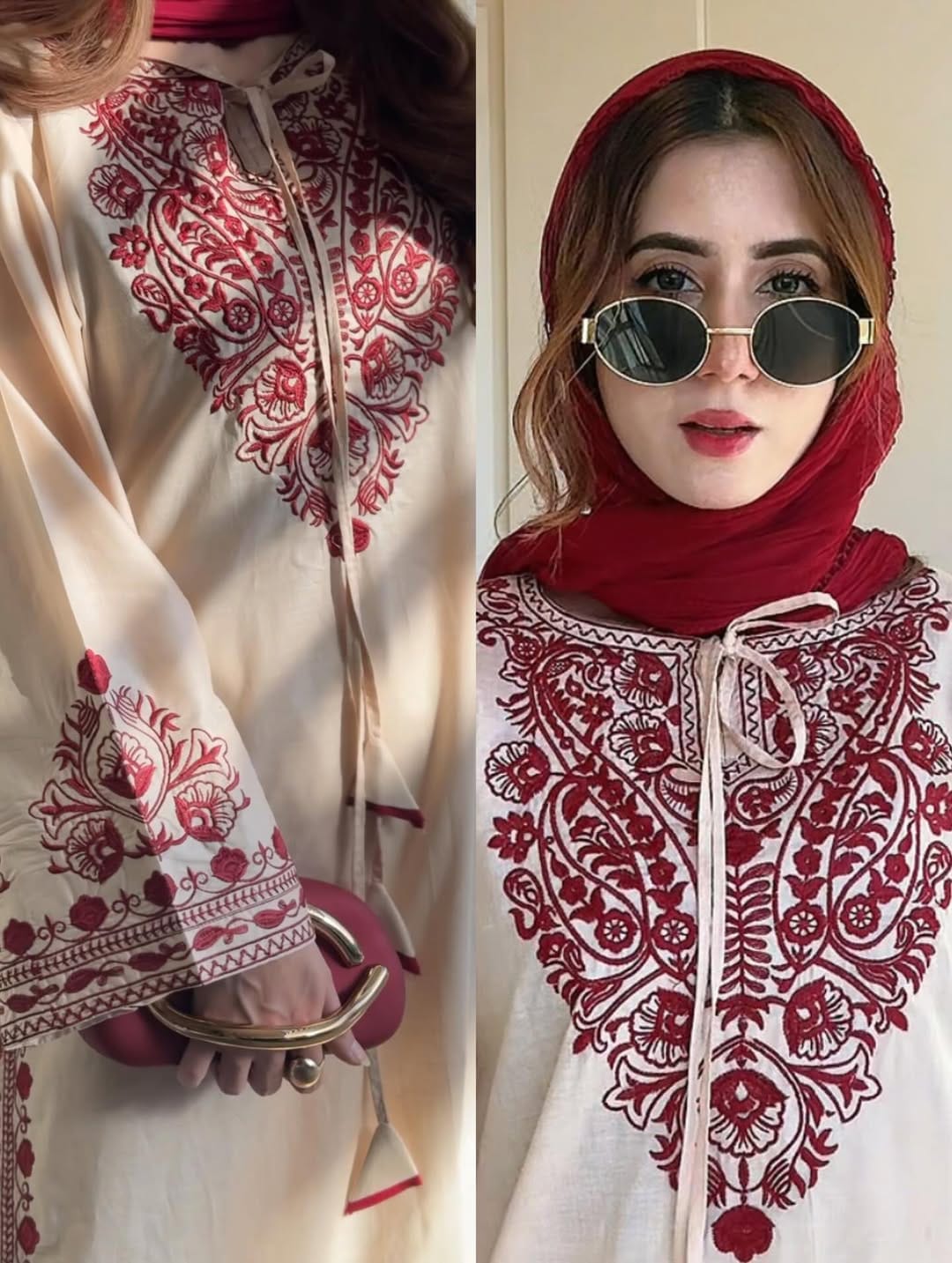 Laal Bahar Embroidered 3Pc