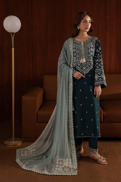 Arzu Embroidered 3-piece lawn suit