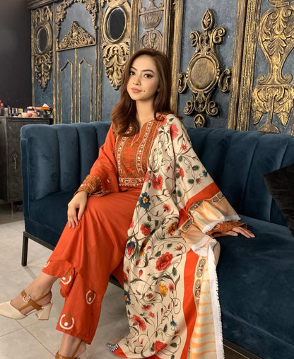 Liyana Embroidered 3PC