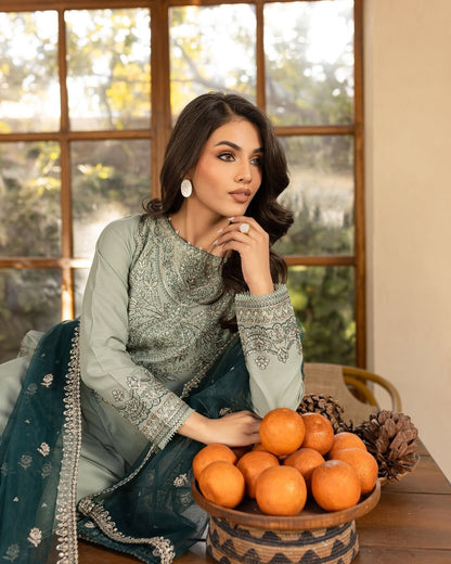 Lazule Embroidered 3PC