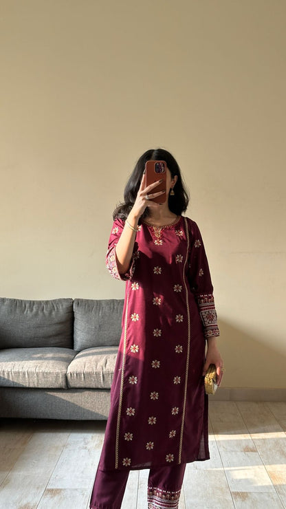 Nazakat Embroidered 2PC