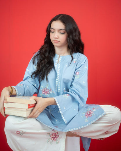 Fiza Lawn 2pc Embroidered