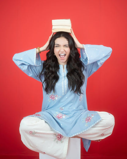 Fiza Lawn 2pc Embroidered