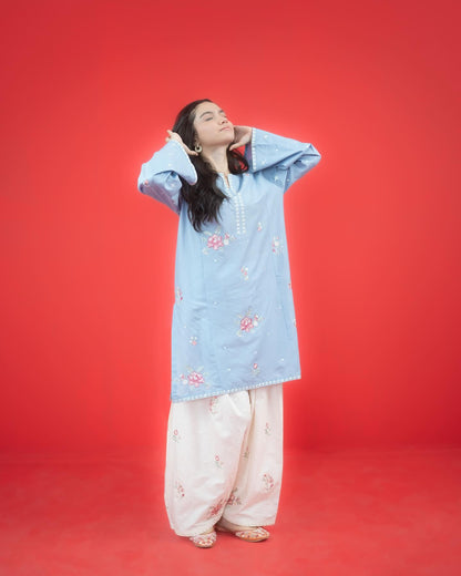 Fiza Lawn 2pc Embroidered