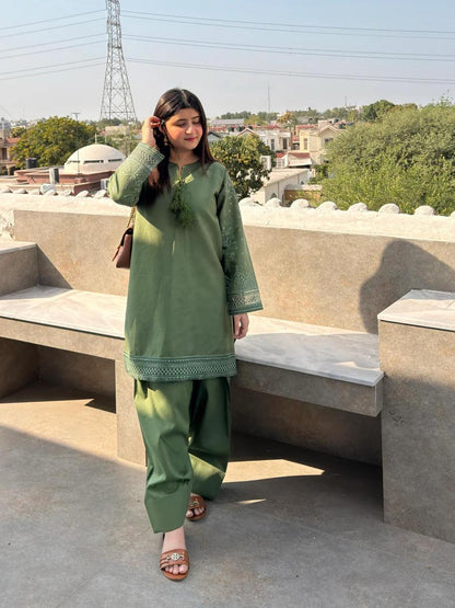 Grace Embroidered Farshi Shalwar