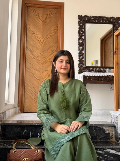 Grace Embroidered Farshi Shalwar